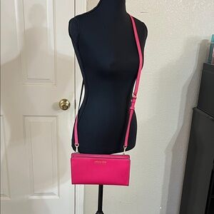 Michael Kora Pink Crossbody Bag